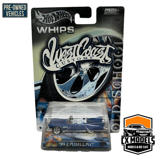 HOT WHEELS Whips - West Coast Customs '59 Cadillac 1:64 - Old School - C2663