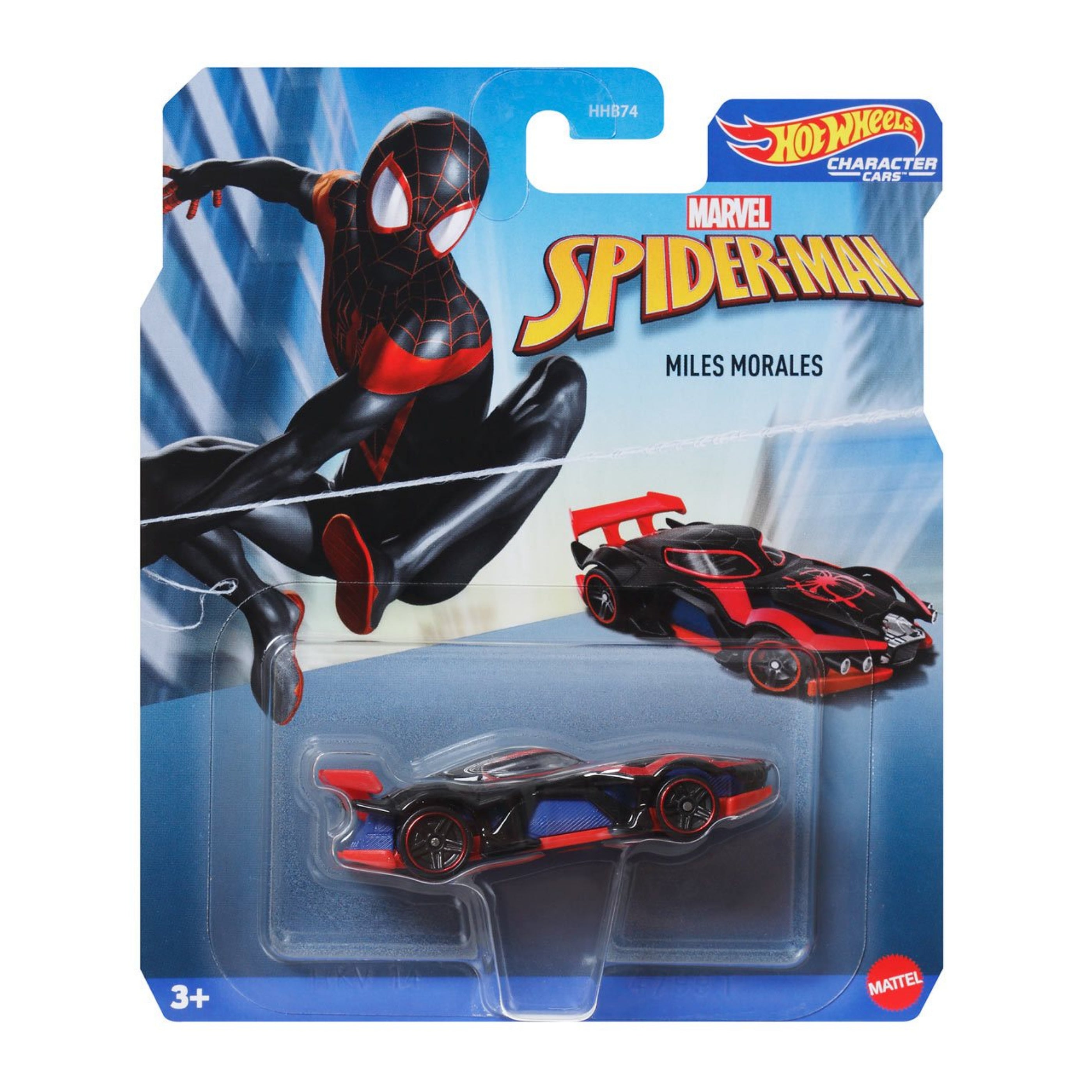 2024 Hot Wheels Best of Character Car Spiderman Miles Morales 1 64