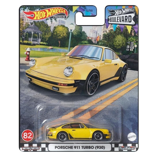 HOT WHEELS Premium Porsche 911 Turbo (930) Boulevard Die-Cast 1:64 - HKF34